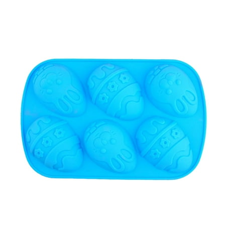 

Buodes Silicone Molds for Resin Easter 6 Hole Silicone Chocolate Cake Mold DIY Baking Tool