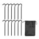 thumbnail image 1 of Cañas Carpa Al Aire Libre Spikes Pegus Costetas 12 Piezas Aleación Aluminio 18 Cm para Acampar, 1 of 9