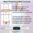 thumbnail image 4 of ERDOUY Maternity Belt Pregnancy Support Belt Bump Band Abdominal Support Belt Belly Back Bump Brace Strap(Black), 4 of 5