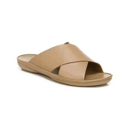 

Naturalizer Womens Genn-Stroll Leather Criss-Cross Front Slide Sandals
