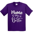 thumbnail image 3 of Inktastic Mama is My Bestie Youth T-Shirt, 3 of 5