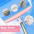 thumbnail image 5 of Multifunction Silicone Broom，Squeegee Broom Sweeping Water and Pet Hair，Rubber Magic Broom Sweeper for Floor Bathroom Kitchen Shower，Rugs，Glass Windows（White）, 5 of 5