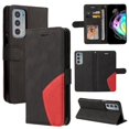 thumbnail image 1 of GANGXUN Flip Case for Motorola Edge 20 – Leather Wallet Cover with Card Slots, Kickstand & Color Stitching Protective Folio, 1 of 6
