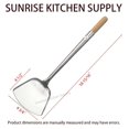 thumbnail image 3 of Espátula/cucharón para wok de grado (Pala #XL (18,95"L)), 3 of 4