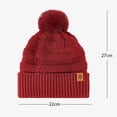 thumbnail image 2 of Haivin Warm Fleece Lined Knit Beanie Hat for Women Thick Double Layer Winter Cap Cozy Cold Weather, 2 of 4