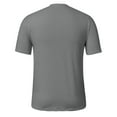 thumbnail image 5 of Men's V Neck T Shirt European Style Solid Color Casual Sports Tee Short Sleeve Comfortable Pullover Undershirt Men's Tops T-Shirt Casual Crew Neck Loose, 5 of 5