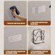 thumbnail image 4 of Xihbxyly Estante de Pared para Tapas de Ollas, Diseño Sin Perforaciones, Ahorra Espacio, Material de Aleación Resistente, Fácil Instalación, Sin Necesidad de Taladrar, Organizador de Cocina, Opciones, 4 of 7