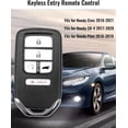 thumbnail image 2 of KR5V2X(V44) Key Fob Remote Compatible with Honda Civic 2018-2021 CR-V 2017-2020 Pilot 2016-2019, 433Mhz 5 Buttons Keyless Entry Remote Control Key Replace 72147-TG7-A31 72147-TLA-A11, 2 of 6
