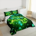 thumbnail image 3 of jejeloiu Gaming Bedding Comforter Set,Teen Video Game Twin Comforter Sets,Green Yellow Gamepad Bedding Set For Boys Girls,Super Cozy Bedroom Decoration Reversible,2-Piece, 3 of 8