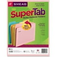 thumbnail image 5 of Smead SuperTab Fastener Folders with Reinforced Tab Letter - 8 1/2" x 11" Sheet Size - 1 x 2K Fastener(s) - 1/3 Tab Cut - Top Tab Location - 11 pt. Folder Thickness - Pink, Yellow, Goldenrod, Aqua - 1, 5 of 5