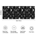 thumbnail image 3 of Black White Sun Moon Snake Butterfly Pattern Bathroom Rugs Mat,Non Slip Microfiber Bathroom Rug,Rubber Backing,Soft Bathroom Mats for Bathroom Floor,Tub and Shower,60x24in(150x60cm), 3 of 5