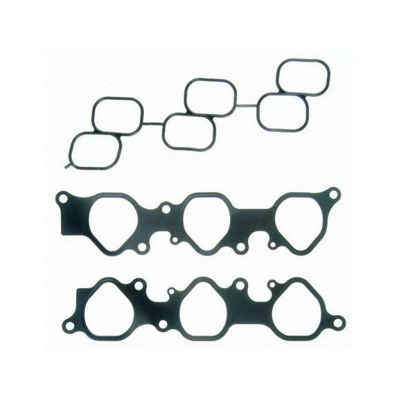 Lower and Upper Intake Manifold Gasket Set - Compatible with 2005 - 2010 Toyota Tundra 4.0L V6 2006 2007 2008 2009