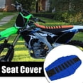 thumbnail image 2 of Motocross Asiento Cubierta Anti Deslizante Asiento Cojín Azul Negro, 2 of 8