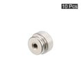 thumbnail image 3 of Knurled Thumb Nuts, 10 Pack M3 x D13mm x H9mm Carbon Steel Blind Hole Nuts, 3 of 5