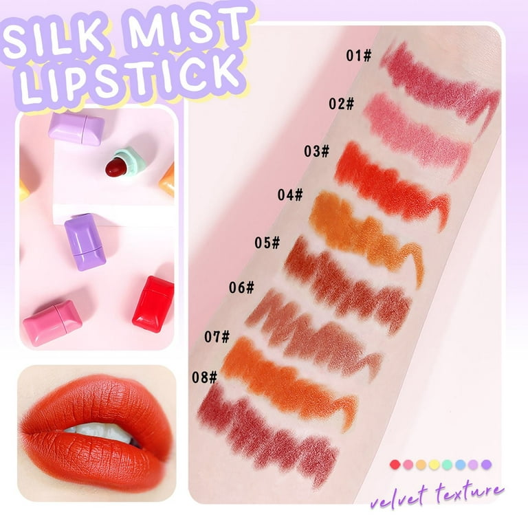 Cyflymder Women Velvet Soft Small Cosmetic Bag Hasp Girl Lipstick