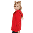 thumbnail image 5 of Toddler Full-Zip Fleece Hoodie , Red , 5 and 6 years old, 5 of 7
