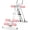 Pink, variant on AB Workout Machine Adjustable Ab Trainer Machine Foldable Ab Cruncher Strength Training Equipment for Home Gym, Full Body Workout Equipment 440 LBS