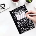 thumbnail image 6 of Composition Notebook 100 Sheets Wide Ruled Marble Covers 8.27"x5.51" Style E Lay-Flat Thread-Sewn Binding, 6 of 7