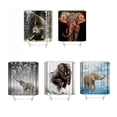 thumbnail image 4 of Cortina de ducha estampada Cortina de baño impermeable Cortina de baño de poliéster Tipo 1 180x180cm Scienceny HA6769-01B, 4 of 6