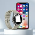 thumbnail image 3 of Destyer HD Bluetooth Calls Smart Watch For Men Waterproof Screen Ultras-thin Smart Watches For Men Silver grey glue, 3 of 6