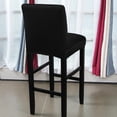 thumbnail image 3 of DOLITY Elastic Bar Stool Cover Chair Seat Protector Dining Room Chair Slipcover Decor Black, 3 of 5