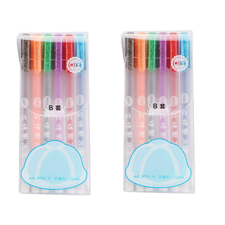 12 Jelly Glossy 5ml Ink Gel Glossy 12PC For School Color Ink 3D Pens Pen  0.6mm Office & Stationery 