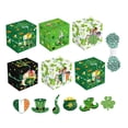 thumbnail image 3 of Caja de regalo del Día de San Patricio, 12 Uds., cajas de cartón con ventana de exhibición, cajas de golosinas para , pasteles de Chocolate, 3 of 7