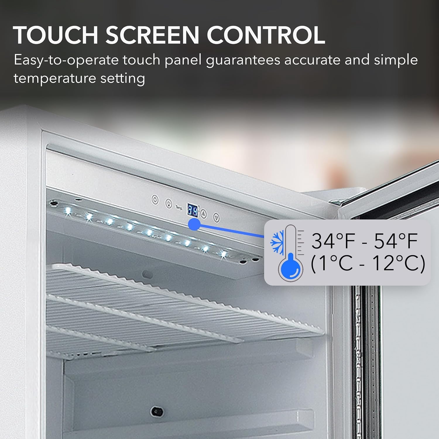 Whynter Freestanding 231-Can Commercial Beverage Refrigerator CBM-815WS