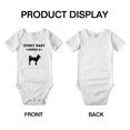 thumbnail image 3 of Every Baby Needs A Norwegian Buhund Dog Funny Baby Jumpsuits For Boy Girl 0-3 Months, 3 of 5