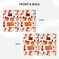 thumbnail image 4 of Placemats Set of 4 / 6, Autumn Gnome Placemats for Dining Table Indoor/Outdoors Heat Resistant Washable Placemats 18" x 12", 4 of 8