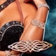 thumbnail image 3 of Pulsera De Danza Del Vientre Pulsera Brillante De Diamantes De Imitación Para Boda Halloween Cosplay Yuyangstore  Pulsera de danza del vientre, 3 of 8