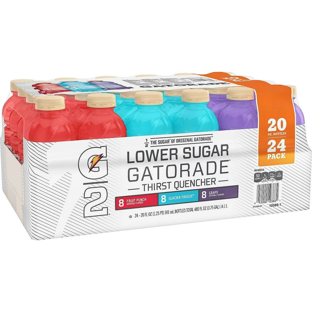 Gatorade G2 Variety Pack (20 fl. oz. bottles, 24 pk.) - Walmart.com ...