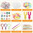 EEEkit Charm Maker Set 2069pcs Loom Bands, 28 Colors with Accessories