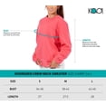 thumbnail image 3 of Kadi Women's Oversized Crew Neck Sweatshirt, Lipstick, Medium, 3 of 6
