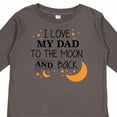 thumbnail image 4 of Inktastic I Love My Dad to the Moon and Back Boys or Girls Long Sleeve Toddler T-Shirt, 4 of 5