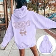 thumbnail image 5 of XIAOCHA Letter Hoodie for Women Loose Drawstring Hooded Sweatshirts Pullover Casual Streetwear Hoodies, 5 of 7