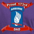 thumbnail image 3 of CafePress - Proud 173 Airborne Dad Ribbon Black T Shirt - Men's Classic Graphic Cotton T-Shirt, 3 of 4
