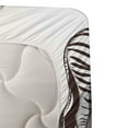 thumbnail image 3 of Ambesonne Savannah Fitted & Top Sheet Set with Shams, Wild Lion Zebra Antelope, Brown and Cream, 3 of 4