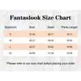 thumbnail image 2 of Fantaslook Two Piece Outfits for Women Short Sleeve V Neck Biker Shorts Set Tracksuit, 2 of 7