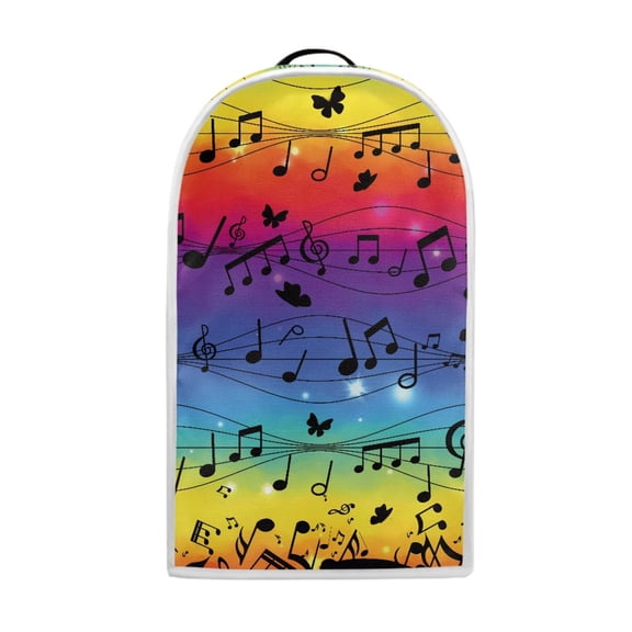 HELLHERO Music notes Kitchen Blender Dust Cover 1Pcs Polyester 15.94"H x 9.45"L x 7.28"W for Kitchen Use Easy to Install