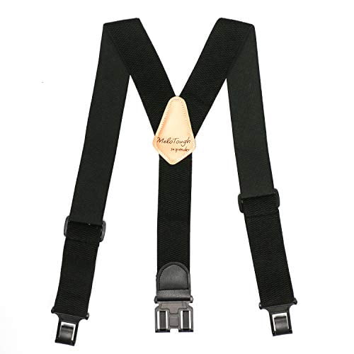 Adjustable Belt Metal Clip Work Suspenders ~ New 