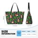 thumbnail image 4 of Easygdp Cute Hedgehogs Cactus Blue Bolsa de Viaje de Playa de Gran Capacidad, Bolsa Tote Perfecta para la Playa, Escapadas de Fin de Semana y Viajes, 4 of 7