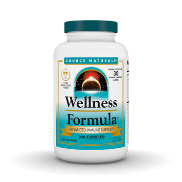 Source Naturals Wellness Formula Bio-Aligned Vitamins & Herbal Defense Advanced Immune Support* - Dietary Supplement & Immunity Booster - 240 Capsules