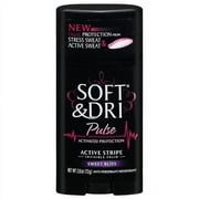 Soft & Dri: Pulse Active Stripe Invisible Solid Sweet Bliss Anti-Perspirant/Deodorant, 2.60 oz