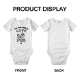 thumbnail image 3 of All You Need is Love and A Pug Cute Baby Bodysuit Bodysuit Newborn-24 Months, 3 of 5