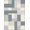 Blue Grey Ivory, Pattern 3, variant on ODIKA Large Slate Grey Veined Flowing Lines Mottled Farmhouse Abstract for Queen Size Bedroom, Under Bed, Master Suite, Foldable Easy Care