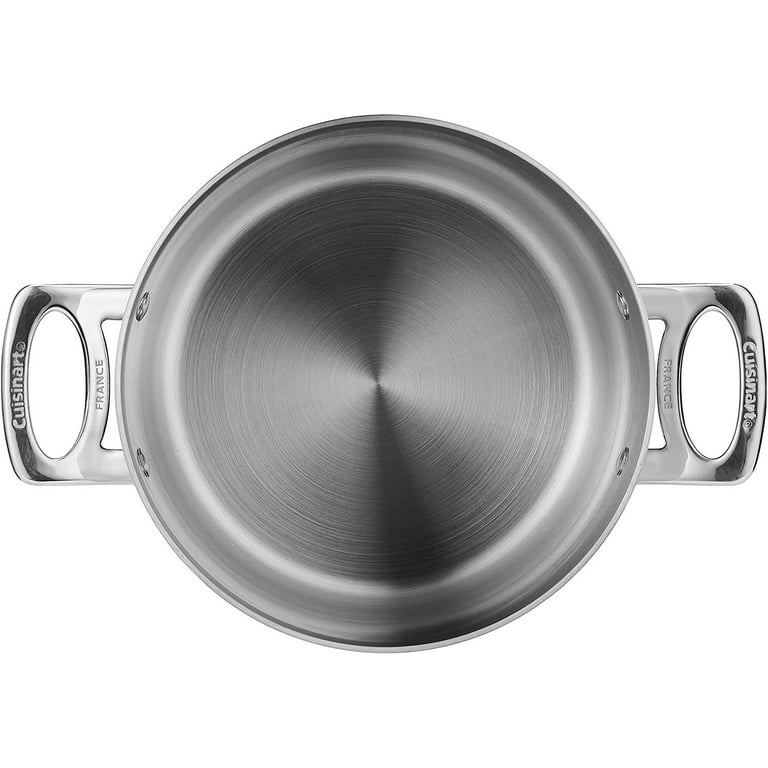  Cuisinart French Classic Tri-Ply Stainless 6-Quart Stockpot  with Cover & 1.5 Quart Multiclad Pro Triple Ply Saucepan w/Cover,  MCP19-16N: Home & Kitchen