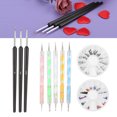 thumbnail image 2 of Nail Art Liner Brushes UV Gel Painting Acrílico Nail Design Nylon Brush Pen Salon, Nail Dotting Painting Drawing Polish Brush Pen Tools, Nail Art Tools Set u?aspinceles para Higoodz Belleza saludable, 2 of 7
