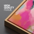 thumbnail image 5 of IDEA4WALL Extra Large Framed Canvas Print Wall Art Abstract Pastel Clouds Colorful Skyline Artwork Watercolor Geometric Antique Fine Art Illustrations for Home Decoration - 60"x20", 5 of 5