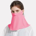 thumbnail image 2 of UPF 50+ Unisex Breathable Cooling Face Cover, Sun UV Protection Earloop Neck Gaiter Scarf Mask, for Summer Outdoor Activities, 2 of 8